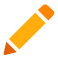2D An icon of a pencil