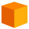 3D An icon of a cube